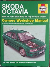 Haynes Skoda Octavia 1998 - 2004 Petrol & Diesel Owners Workshop Manual 4285