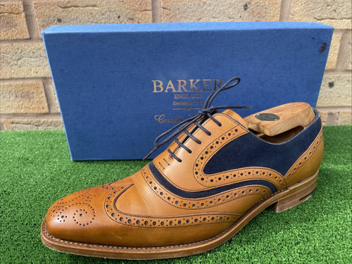 Barker mcclean cedar - barker, calf/navy