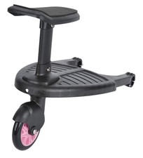 Buggy Board with Seat, Universal Standing Board for Prams & Pushchairs