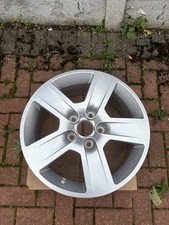 8E0 601 025 BC Genuine Audi A4/S4 16" 5-Spoke Alloy Wheel Silver BRAND NEW OEM