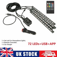 12V 72LED Car RGB Interior