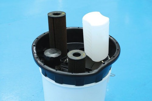 Oil drum barrel top drainer - drum,