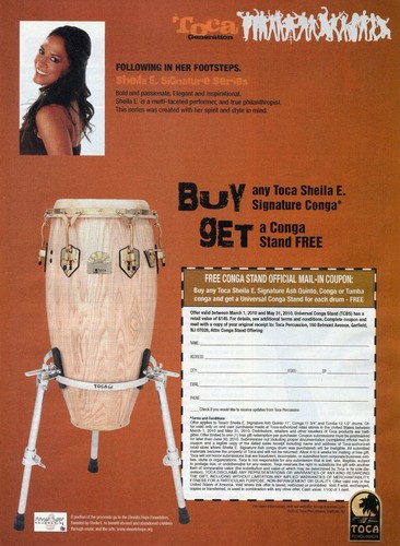 2010 print toca sheila e - sheila,