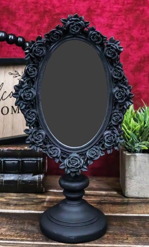 Victorian black gothic roses - gothic,