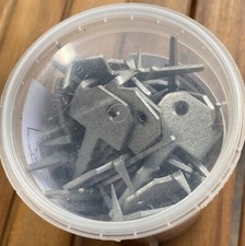 Decking System-Deck Ties Tub of 50 Galvanised Fixings for Deck Boards & Joists