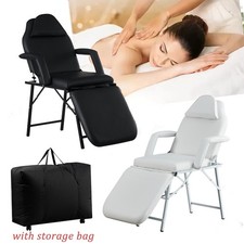 Portable Folding Massage Bed Therapy Tattoo Spa Salon Pedicure Facial Chair NEW