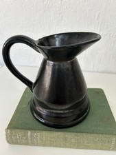 Dartmouth Pottery 'Oil Can Jug' Black Rustic Cottage Farmhouse Decor