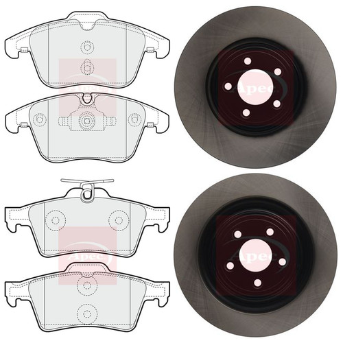 Apec front rear - apec, discs