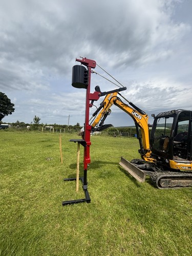 Excavator post knocker - excavator,