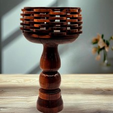 Vintage Solid Wood Segmented