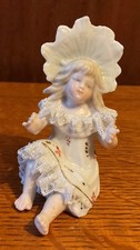 Antique Small Porcelain Child Piano Baby/Ornament