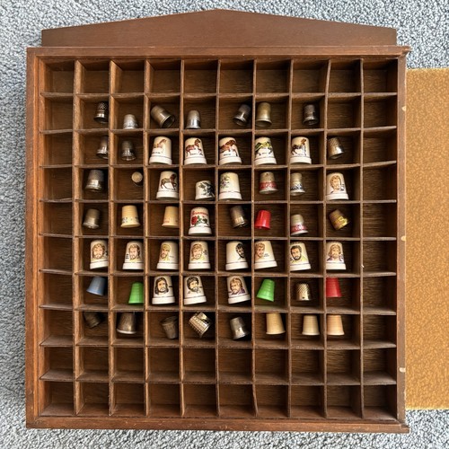 Vintage thimbles wooden - vintage,