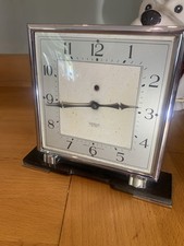 Smiths English Clocks, vintage Sectric Art Deco Electric Chrome Mantle Clock