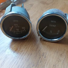 Classic Austin Mini Mk3  Smiths Oil Pressure And Coolant Temperature Gauges