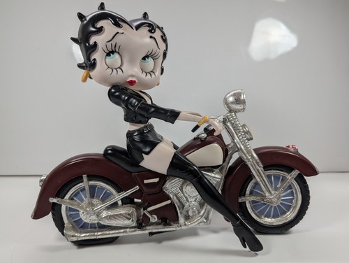 Rare betty boop motorbike - on,