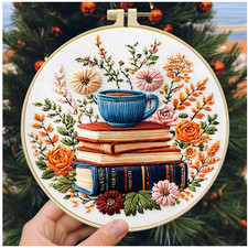 Embroidery hoop kit 20cm - embroidery,