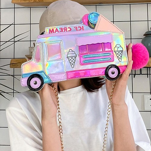 Ice cream car - ice, bag