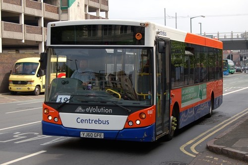 Centrebus 660 nottingham - centrebus, no.660