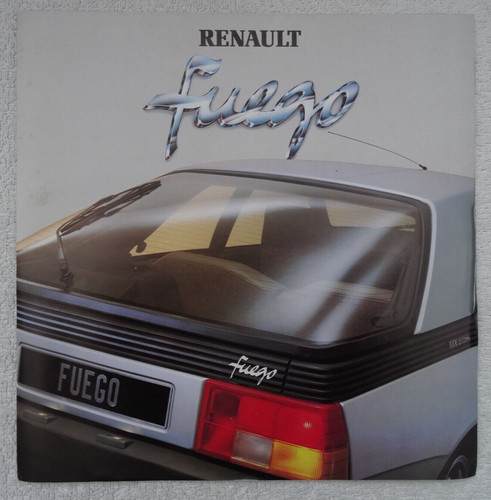 Renault fuego brochure - fuego,