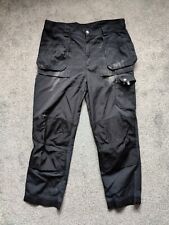 Dickies Redhawk? Mens Workweaelr Cargo Trousers W38S Black/Grey Tradesman RRP£40