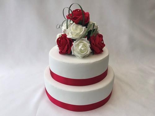 Rose flowers cake topper