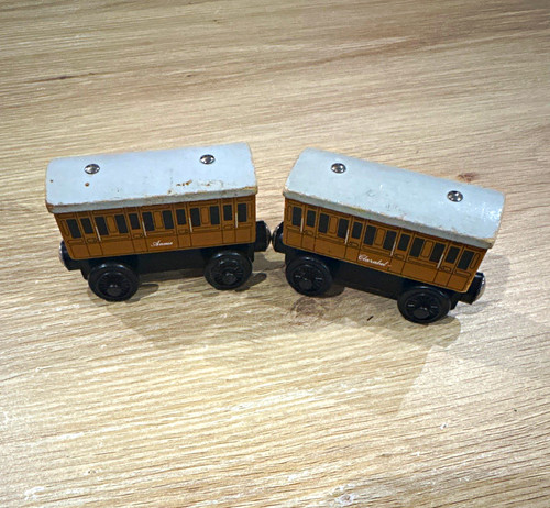 Wooden train coaches annie - annie, &
