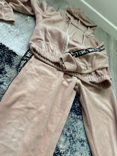 Velour velvet girls tracksuit - velour,