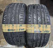 2x 245/40R19 Hankook Ventus S1