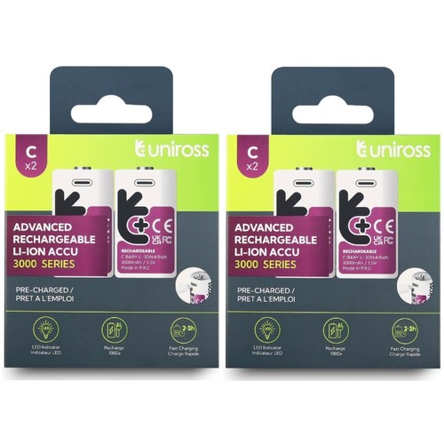 Uniross lithium 3000mah - c,