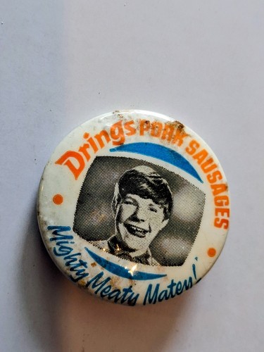 Vintage dring pork sausages - "dring's,