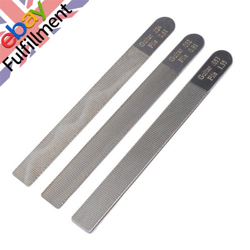 3pcs steel guitar nut files - steel,