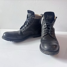 G-Star Black Leather Military