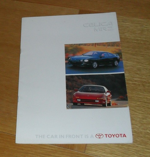 Toyota celica mr2 brochure - toyota,
