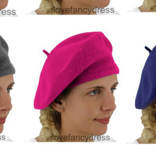 Beret Red Blue Pink Grey Camel