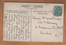 Castle Hedingham, Essex - Single circle postmark  1904 - Little Maplestead