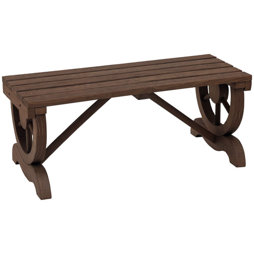 Outsunny wooden wheel - wooden,