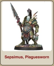 Warhammer AOS Chaos Nurgle Rotbringer Maggotkin WURMSPAT Sepsimus Plaguesworn