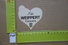 Old Sticker Camping Caravan