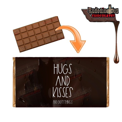 Rude chocolate bar - rude,