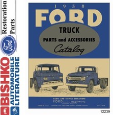 1958 Ford Truck Parts Numbers