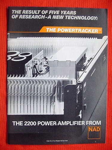 Nad 2200 power amplifier - nad, promo