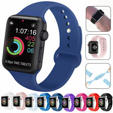 for Apple Watch Series 11 10 9 8 7 6 SE 40/41/42/44/45/46mm SILICONE Strap Band