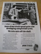 AVON TYRES RACING RALLYING