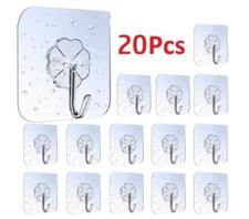 20Pcs Self Adhesive Wall Hooks