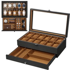 Grids wooden watch - 8/10/12,