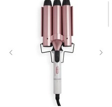 Revolution Haircare Mega Wave Kit with 32mm Wide Barrel Waver for Soft Styling