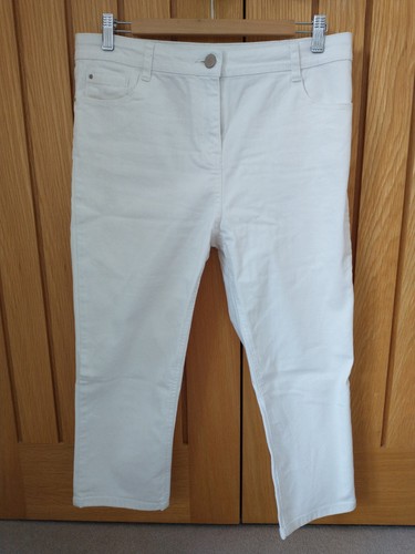 White cropped jeans women - jeans, women's