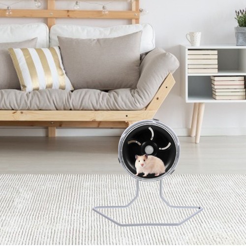 Mute hamster running - hamster, wheel