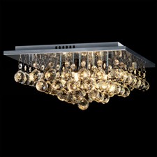 Modern LED Crystal Droplet G9 Chandelier Classic Elegant Ceiling Light M0062