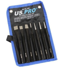 BERGEN Punch & Chisel Set 7pc